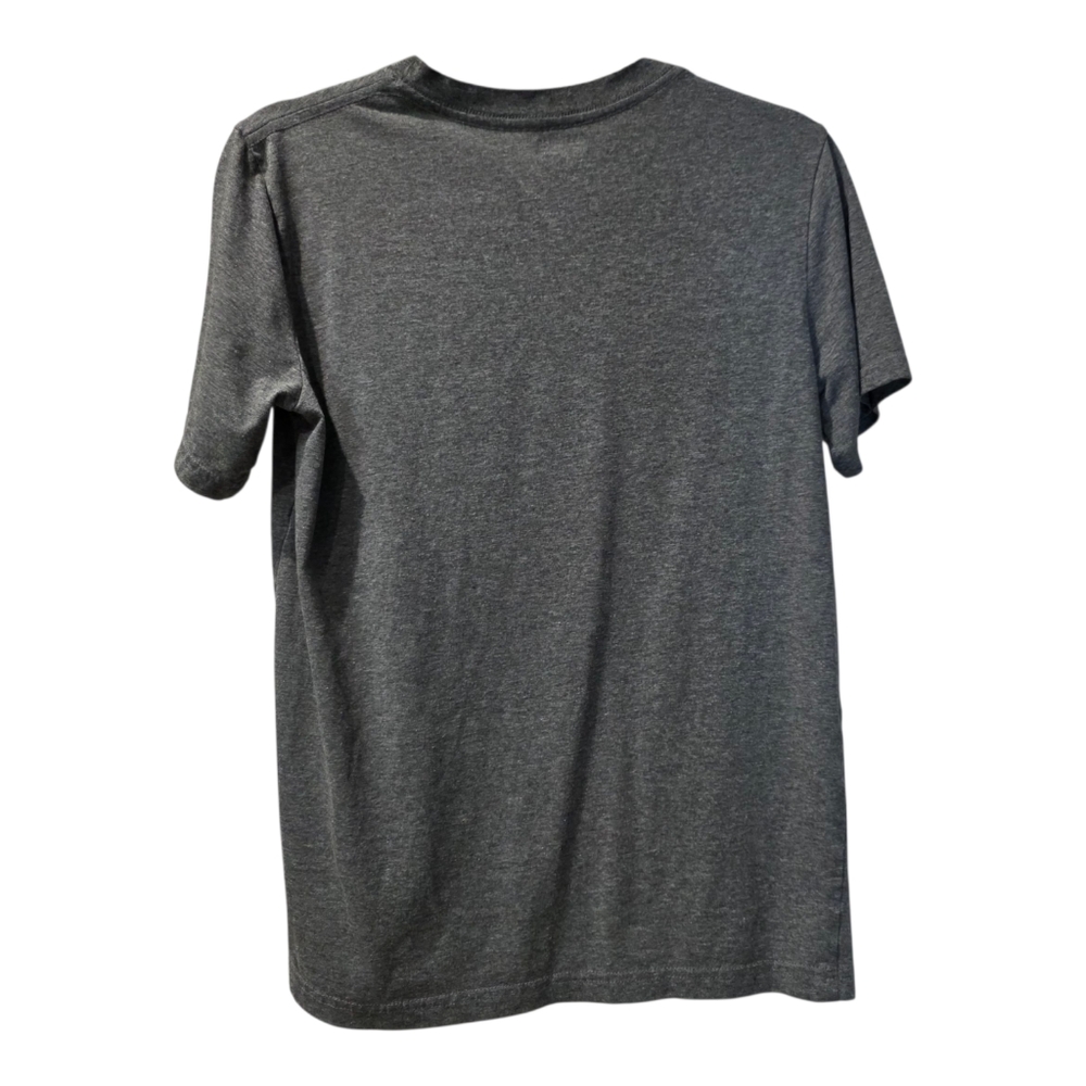 Hurley Boy's Short Sleeve 18/20 Grey T Shirt With Logo Print On Front - Picture 2 of 5